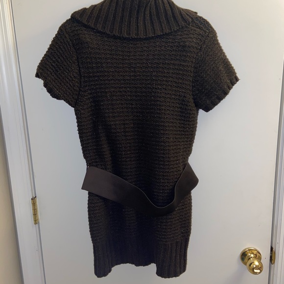 Maurices Brown Belted Turtleneck Sweater Lge-SOLD - Picture 8 of 10